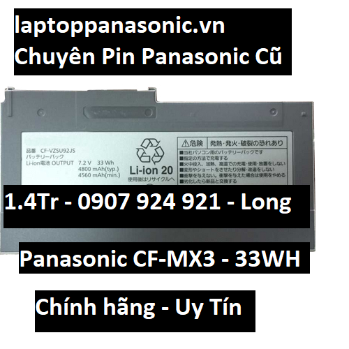 Pin Battery Panasonic Let Note CF-MX3 MX4 MX5